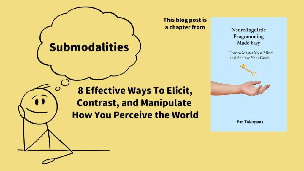 Submodalities: 8 Effective Ways To Elicit, Contrast, and Manipulate How You Perceive the World