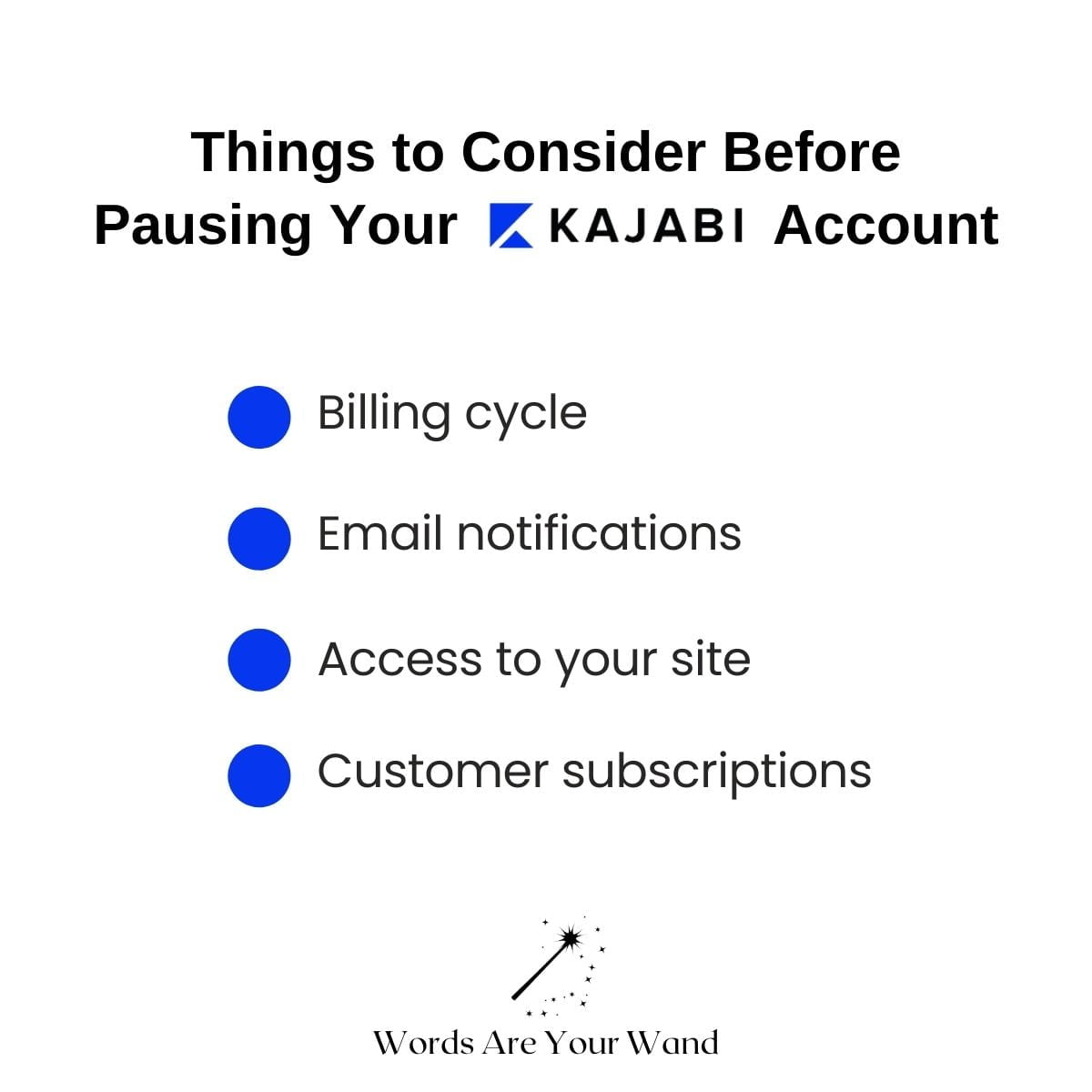 Can I Pause My Kajabi Account 3 Things to consider before pausing your Kajabi account