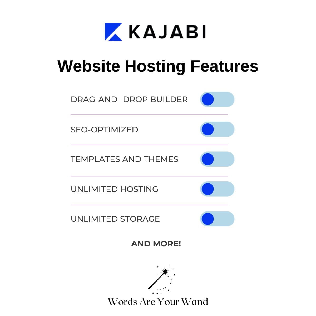 Does Kajabi Host Websites 2 List of key website hosting features of Kajabi