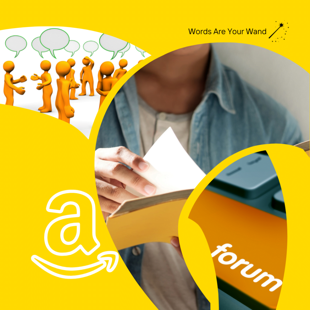 How to Promote Your Book on Amazon for Free Option #5: Joining Amazon Author Groups and Forums