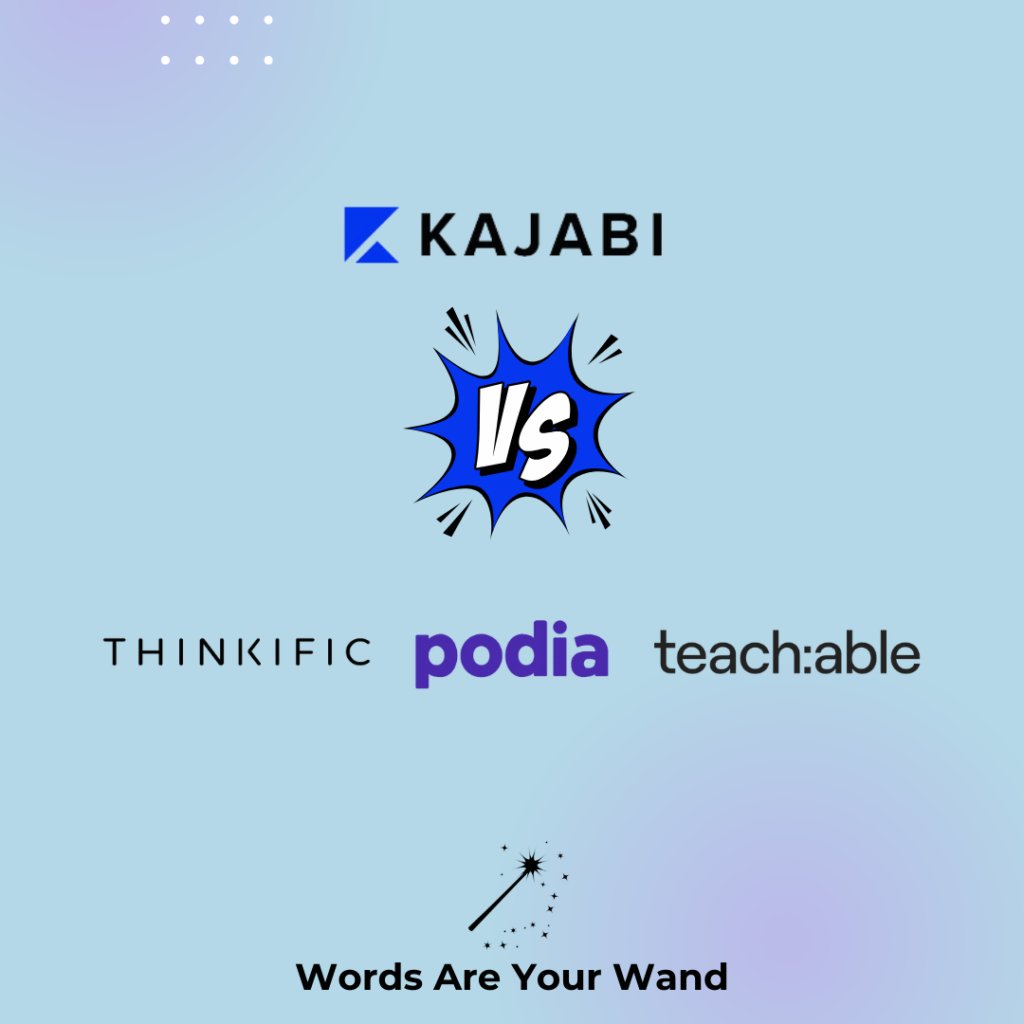 Kajabi Pricing Plans vs. Competitors