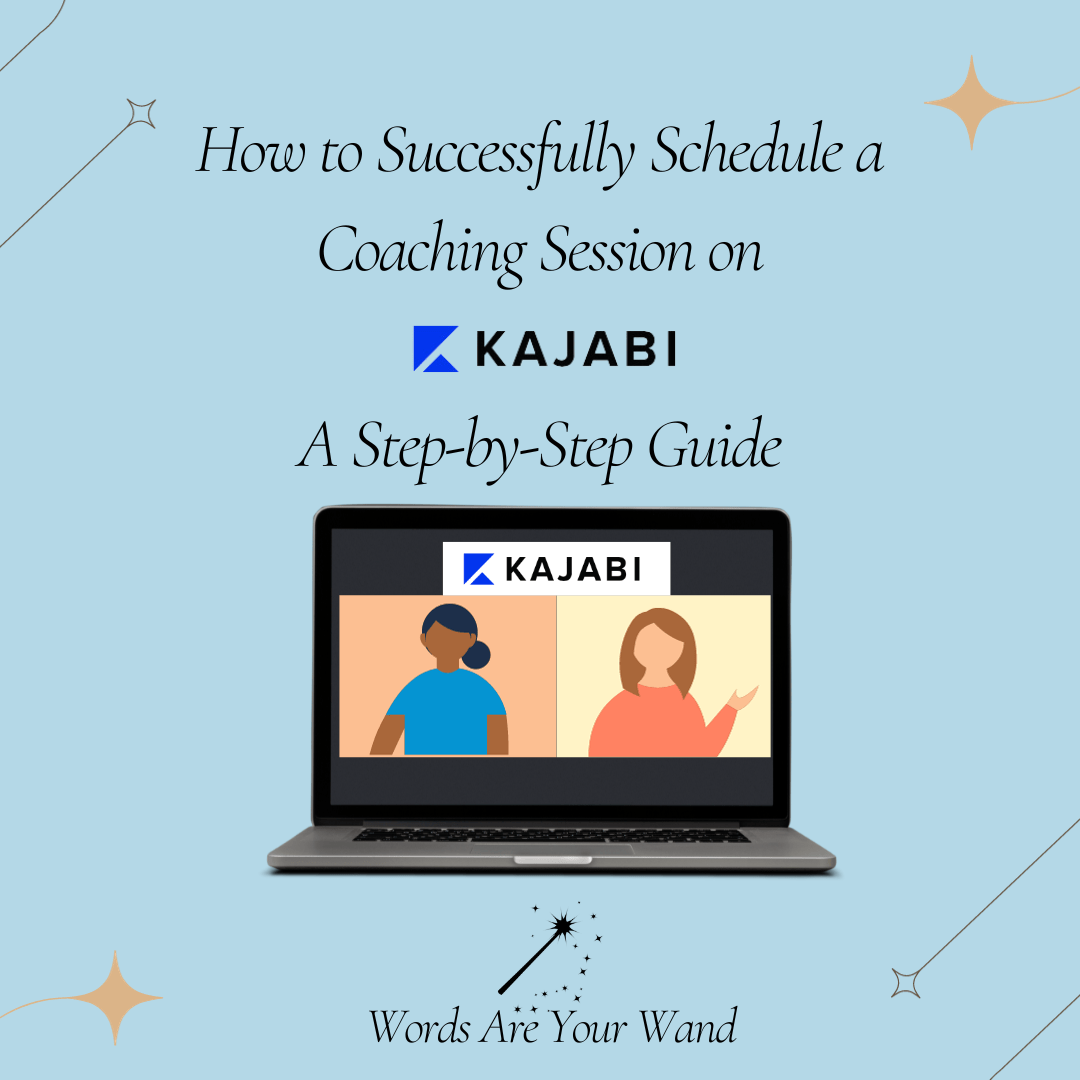 scheduling a coaching session on Kajabi