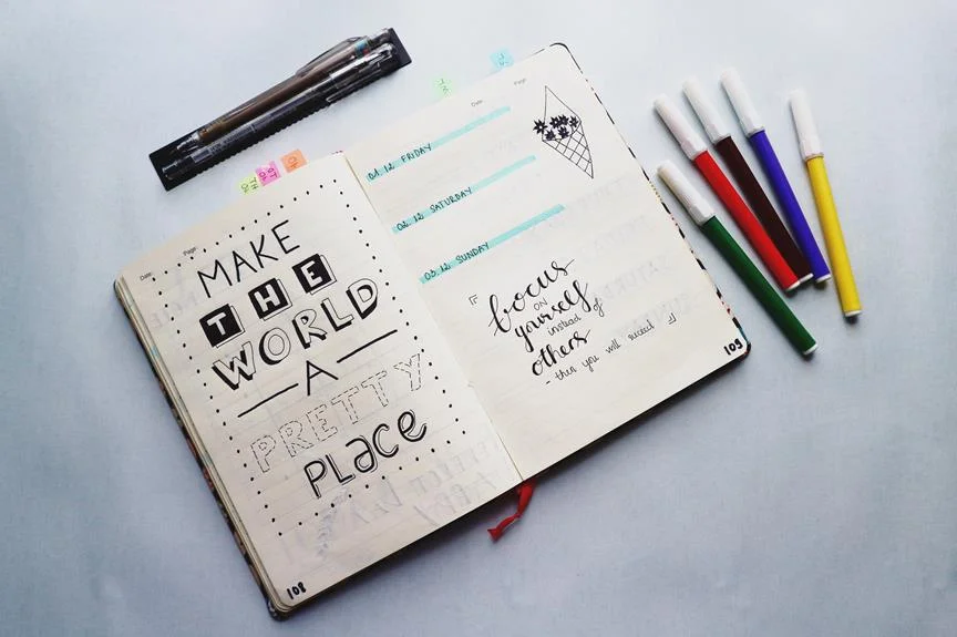 bullet journal boosting productivity